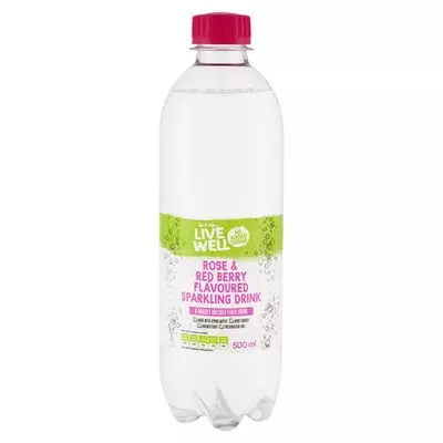 Livewell Sparkling Rose & Redberry 500ml x 6