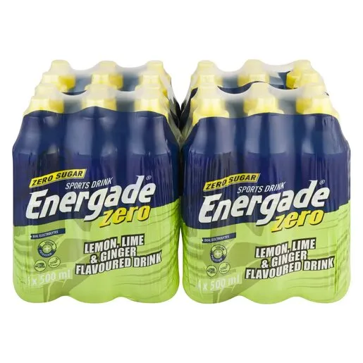 Energade Sports Drink Lemon Lime & Ginger 500ml x 24