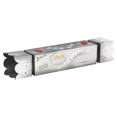 Lindor Chocolate Novelty Silver Cracker 87.5g