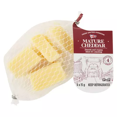 PnP Mature Cheddar Mini Portion 90g PnP Mature Cheddar Mini Portion 90g