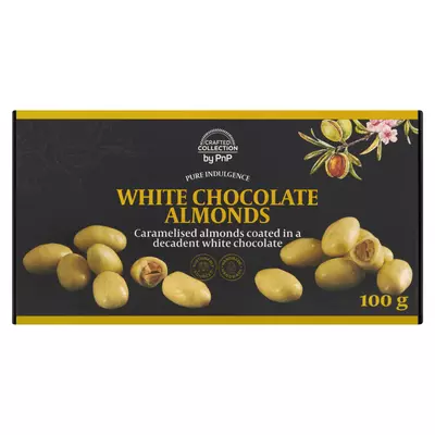 Crafted Collection Caramelized White Chocolate Almonds 100g