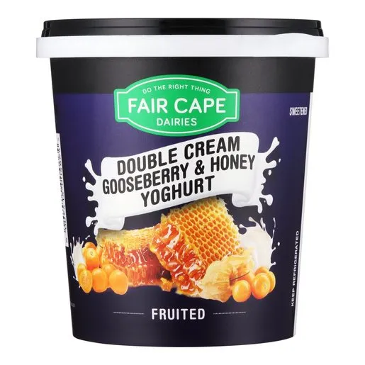 Fair Cape Gooseberry & Honey Double Cream Yogurt 1kg