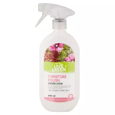 LLive Green Furn Polish Cedarwood & Blossom 500ml