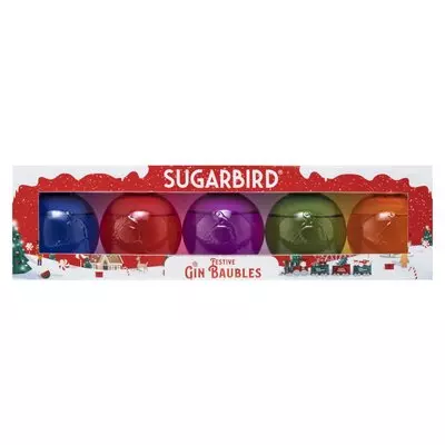 Sugarbird Gin Baubles 5 x 40ml Sugarbird Gin Baubles 5 x 40ml