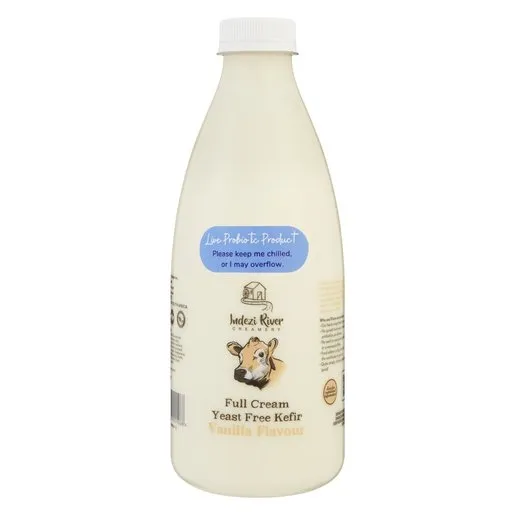 Indezi River Full Cream Milk Kefir Vanil 1L Indezi River Full Cream Milk Kefir Vanil 1L