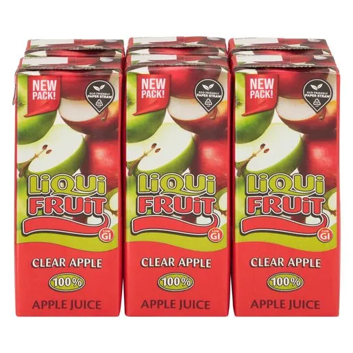 Liqui-Fruit Long Life Fruit Juice Apple 200ml x 6 Liqui-Fruit Long Life Fruit Juice Apple 200ml x 6