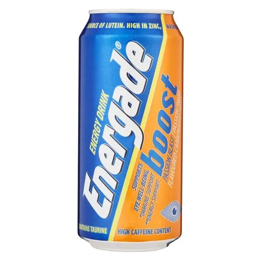 Energade Boost Carbonated Energy Drink Passion Blast 440ml