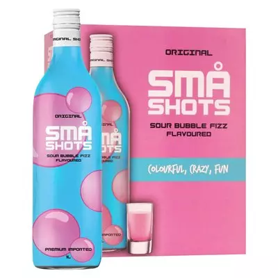 Sma Shots Dilixious Bubble Fizz 1L
