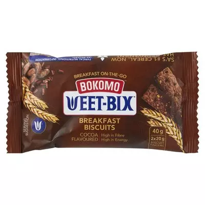 Weet-Bix Breakfast Biscuit Cocoa 40g Weet-Bix Breakfast Biscuit Cocoa 40g