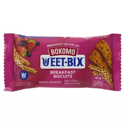 Weet-Bix Breakfast Biscuit Mixed Berry 40g