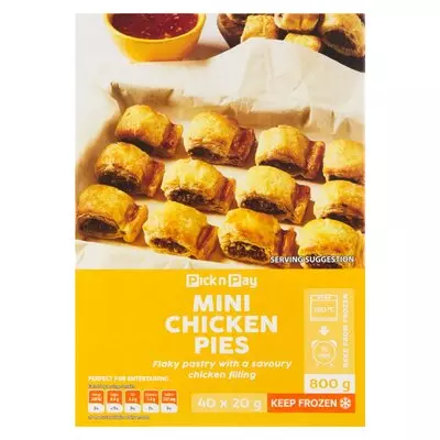 PnP Mini Chicken Pies 40 Pack PnP Mini Chicken Pies 40 Pack
