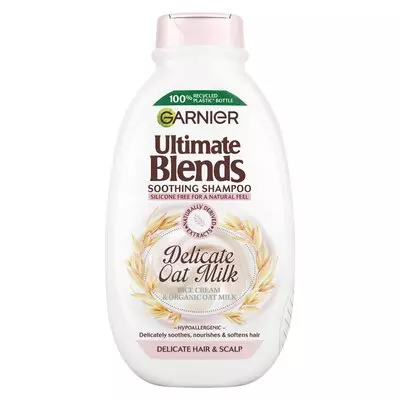 Garnier Ultimate Blends The Delicate Soother Delicate Oat, Rice Cream & Oat Milk Shampoo 400ml Garnier Ultimate Blends The Delicate Soother Delicate Oat, Rice Cream & Oat Milk Shampoo 400ml