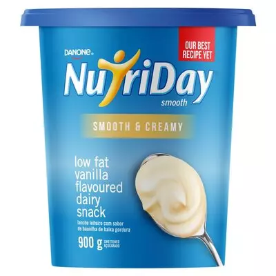Danone Nutriday Low Fat Smooth Vanilla Yoghurt 900g