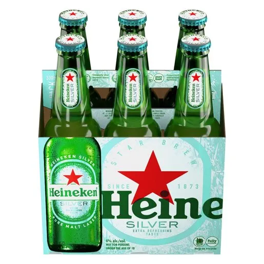 Heineken Silver Beer Nrb 330ml x 6