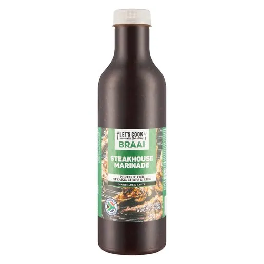 Let's Cook Braai Steakhouse Marinade 750ml