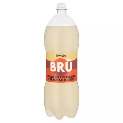 PnP BRU Ginger Beer Flavoured Carbonated Drink 2L