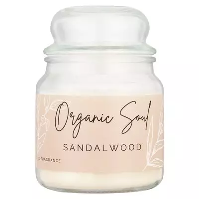 Home Sandalwood Dome Candle Large 10 x 14cm Home Sandalwood Dome Candle Large 10 x 14cm