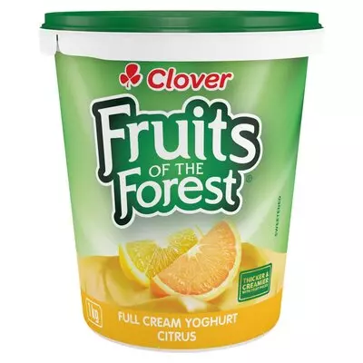 Clover Fruits Of The Forest Full Cream Citrus Yoghurt 1kg