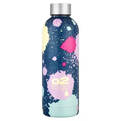 O2 Stainless Steel Bottle Double Wall Printed 500ml