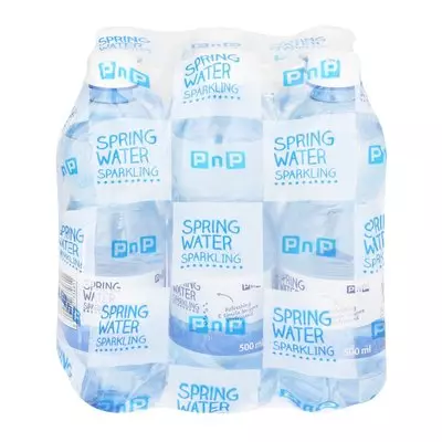 PnP Spring Water Sparkling 500ml x 6