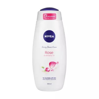 Nivea Rose & Almond Oil Shower Gel / Body Wash 500ml x 6