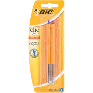 BIC Clic Fine Ball Pen Blue BIC Clic Fine Ball Pen Blue