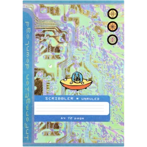 A4 Scribbler Unruled Exercise Book 72 Page