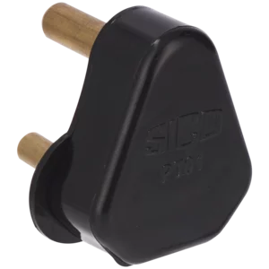 SCE Black Plugtop 16A SCE Black Plugtop 16A