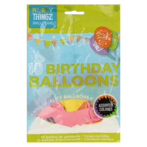 Party Thingz High Quality Round Printed Balloons 10 Pack Party Thingz High Quality Round Printed Balloons 10 Pack