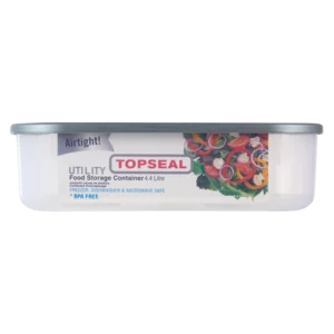 Topseal Grey Utility Rectangle Container 4.4L