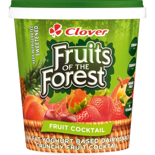 Clover Fruits Of The Forest Fruit Cocktail Flavoured Low Fat Yoghurt Dairy Snack 1kg
