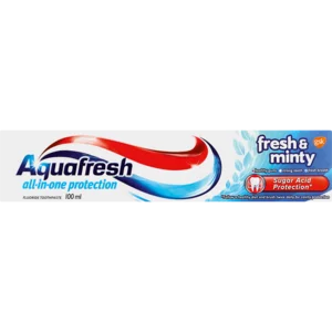 Aquafresh Fresh & Minty Toothpaste 100ml Aquafresh Fresh & Minty Toothpaste 100ml