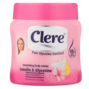 Clere Lanolin & Glycerine Nourishing Body Cream Tub 300ml Clere Lanolin & Glycerine Nourishing Body Cream Tub 300ml