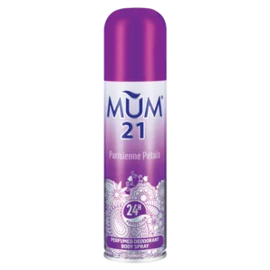 Mum 21 Ladies Parisienne Petals Body Spray Deodorant 120ml