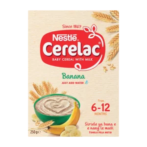 Nestlé Cerelac Banana Baby Cereal With Milk 250g Nestlé Cerelac Banana Baby Cereal With Milk 250g