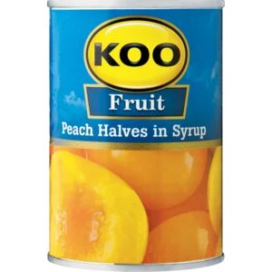 Koo Peach Halves In Syrup 410g Koo Peach Halves In Syrup 410g