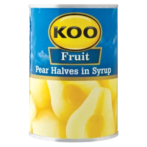 Koo Pear Halves In Syrup Can 410g