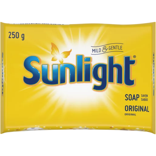 Sunlight Mild & Gentle Laundry Soap Bar 250g Sunlight Mild & Gentle Laundry Soap Bar 250g