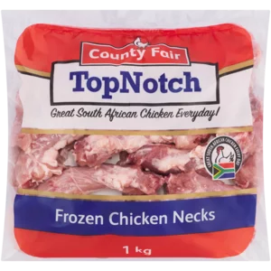 County Fair Top Notch Frozen Chicken Necks 1kg County Fair Top Notch Frozen Chicken Necks 1kg