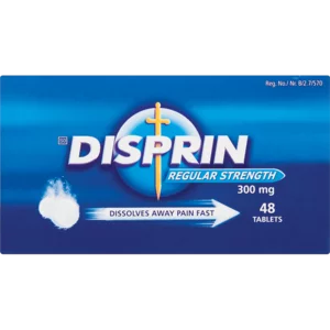 Disprin Regular Strength Effervescent Tablets 48 Pack