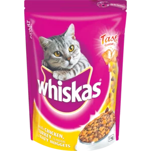Whiskas Chicken & Turkey Meaty Nuggets 1kg Whiskas Chicken & Turkey Meaty Nuggets 1kg