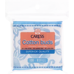 Caress 100 Cotton Buds Zipper Bag Caress 100 Cotton Buds Zipper Bag