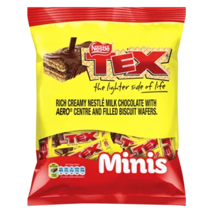 Nestlé Tex Chocolate Bar Fun Bag 200g