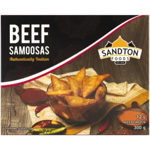 Sandton Foods Frozen Beef Samoosas 12 Pack
