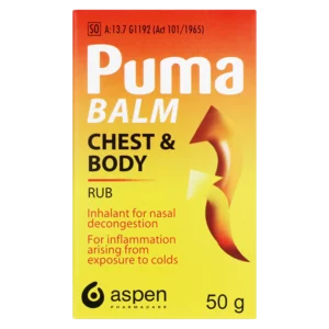 Puma Balm Chest & Body Rub 50g Puma Balm Chest & Body Rub 50g