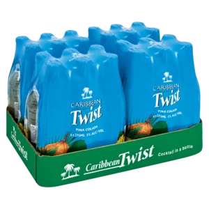 Caribbean Twist Pina Colada Cooler Bottles 24x275ml