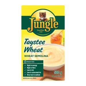 Jungle Taystee Wheat Semolina Energy Breakfast Porridge 500g Jungle Taystee Wheat Semolina Energy Breakfast Porridge 500g