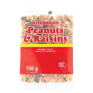 Ritebrand Peanuts & Raisins 150g