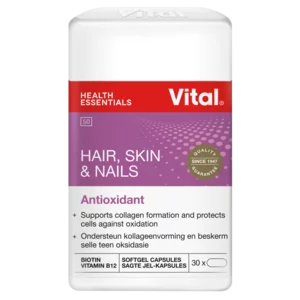 Vital Hair, Skin & Nails Antioxidant Multivitamins Soft Gel Capsules 30 Pack Vital Hair, Skin & Nails Antioxidant Multivitamins Soft Gel Capsules 30 Pack