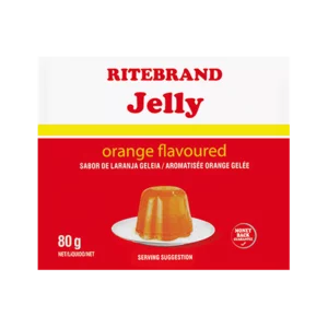 Ritebrand Orange Flavoured Instant Jelly 80g Ritebrand Orange Flavoured Instant Jelly 80g